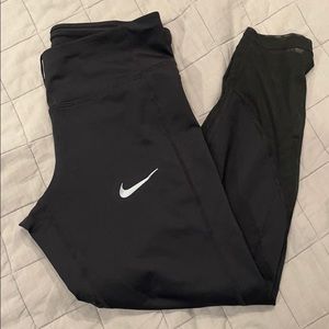 NIKE DRIFIT MESH LEGGINGS, LIKE NEW, XS